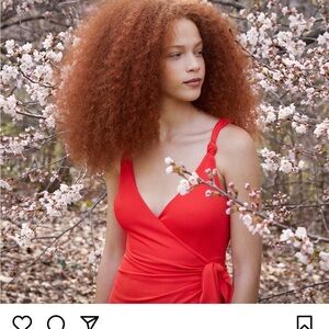 Cinq a Sept Delia Dress  in red